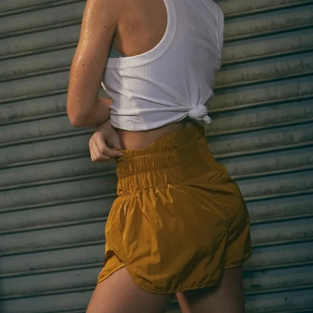 Free People FP Movement The Way Home Shorts in Honey Mallow